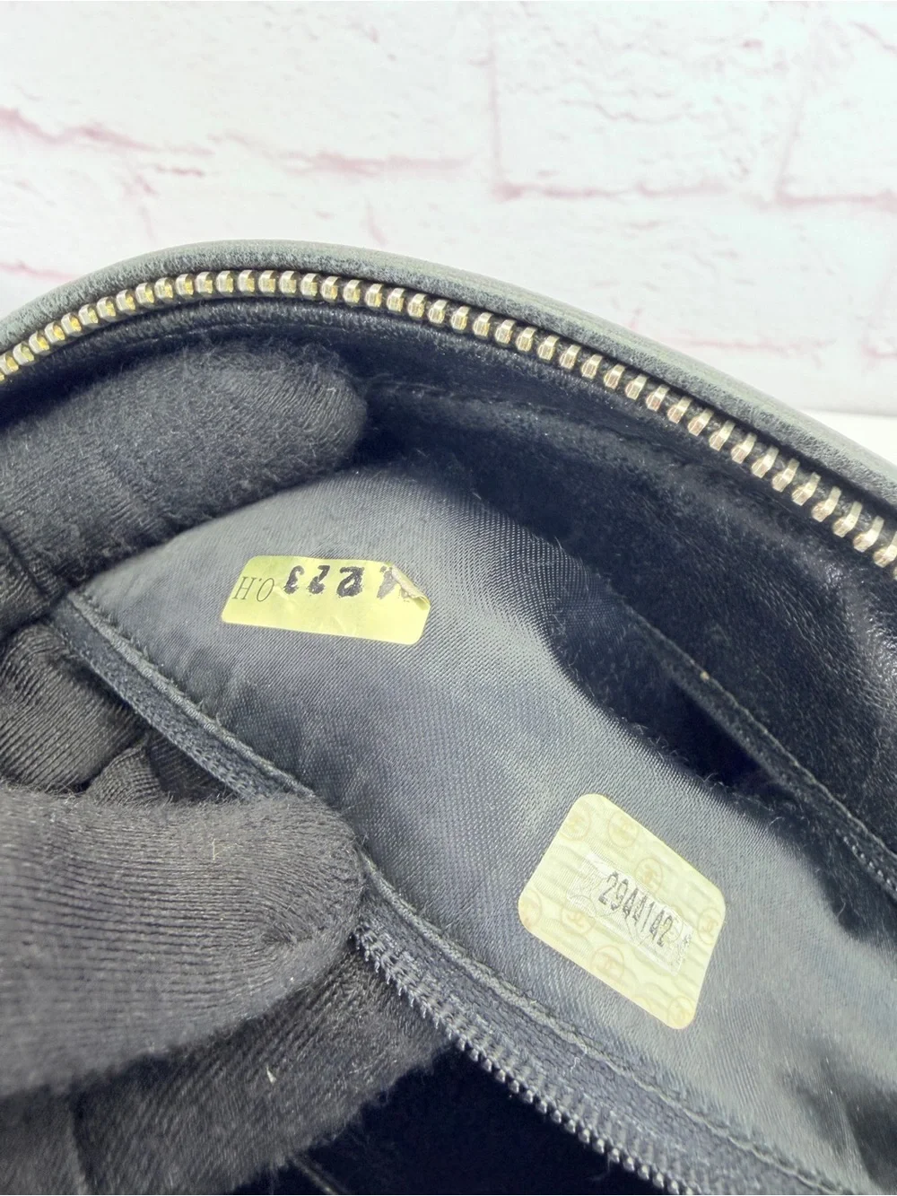 Chanel Black Quilted Leather CC Camera Bag